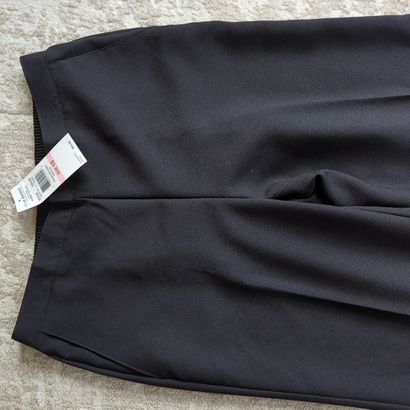 NEW Alfred Dunner Stretch Waist Trouser Pants 10 Black - Picture 15 of 16